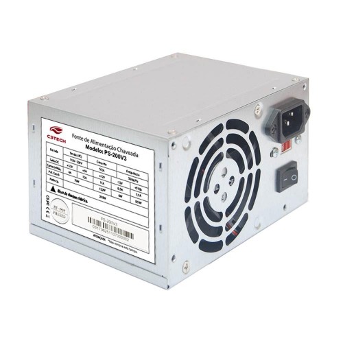 Fonte de alimentação C3-Tech 200W ATX Sem Cabo PS-200V3