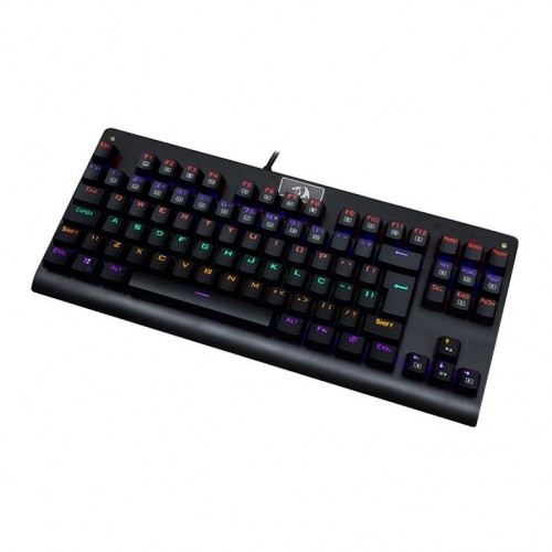 Teclado Mecânico Gamer Redragon Dark Avenger K568 Rainbow, Switch Blue, ABNT2, TKL. Black