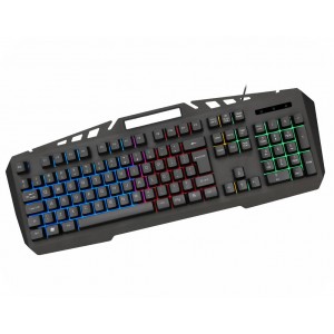 Teclado Gamer K-mex Semi-Mecanico KB-A328 Spartacus (Efeitos de LED nas teclas)